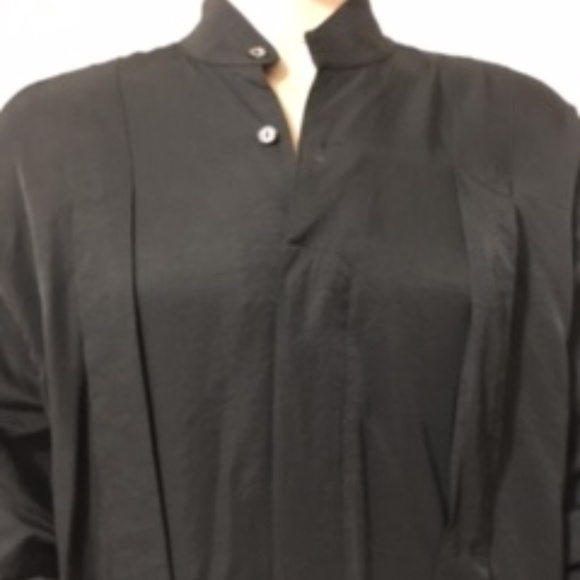 NWOT - Z.Cavaricci,Long Sleeve Button Down Shirt,Black, L - Picture 4 of 9